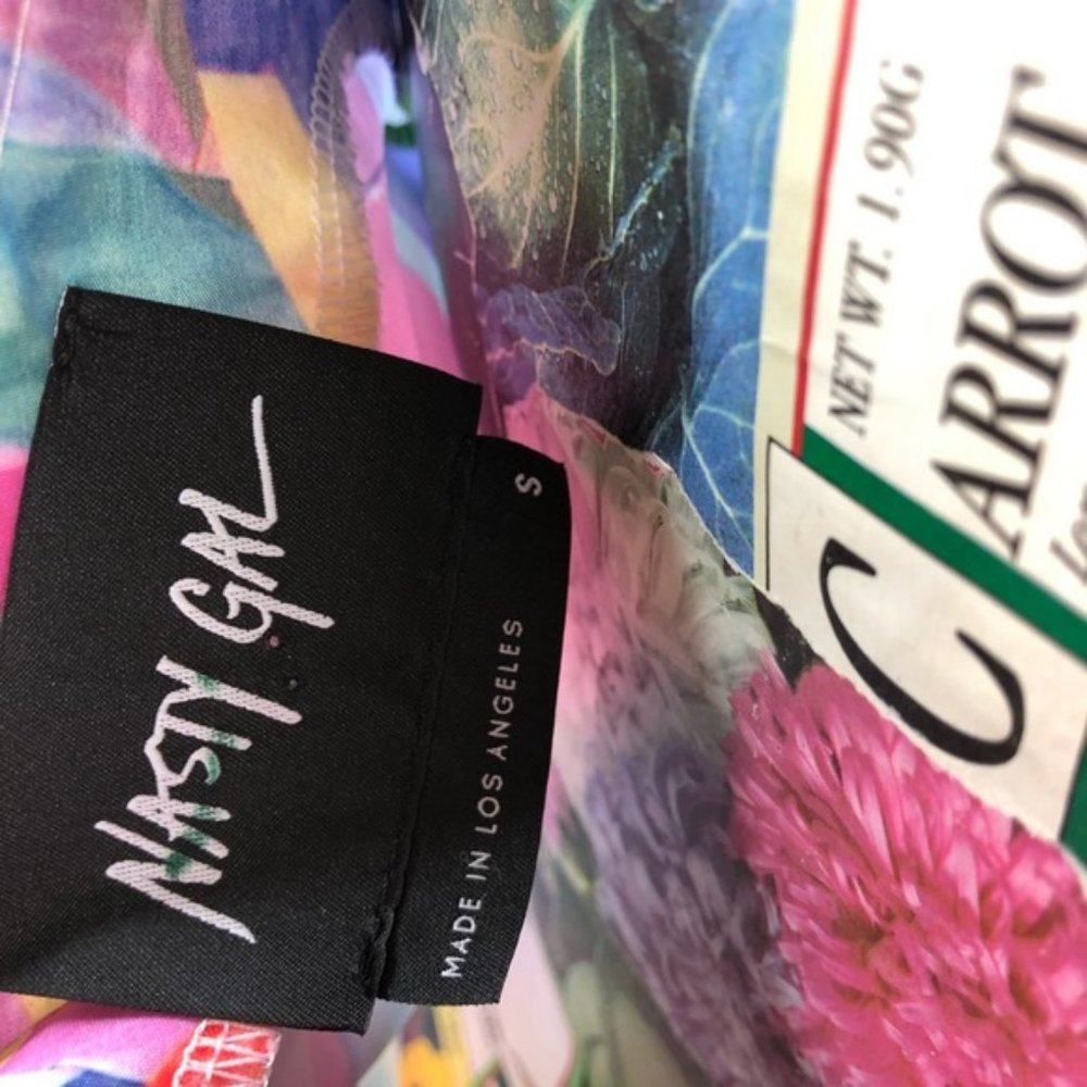 SALE Nasty Gal Crystal Matrix Maxi Dress Open Slit - Picture 7 of 8